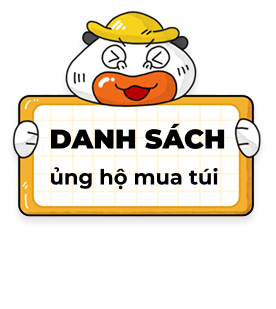 Danh sách ủng hộ mua túi